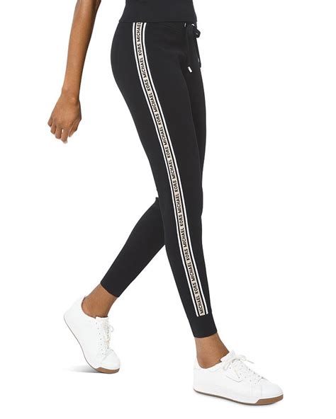 michael kors silver pants|Michael Kors jogger pants women.